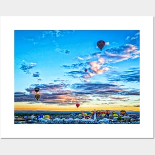 Albuquerque Hot Air Balloon Fiesta Posters and Art